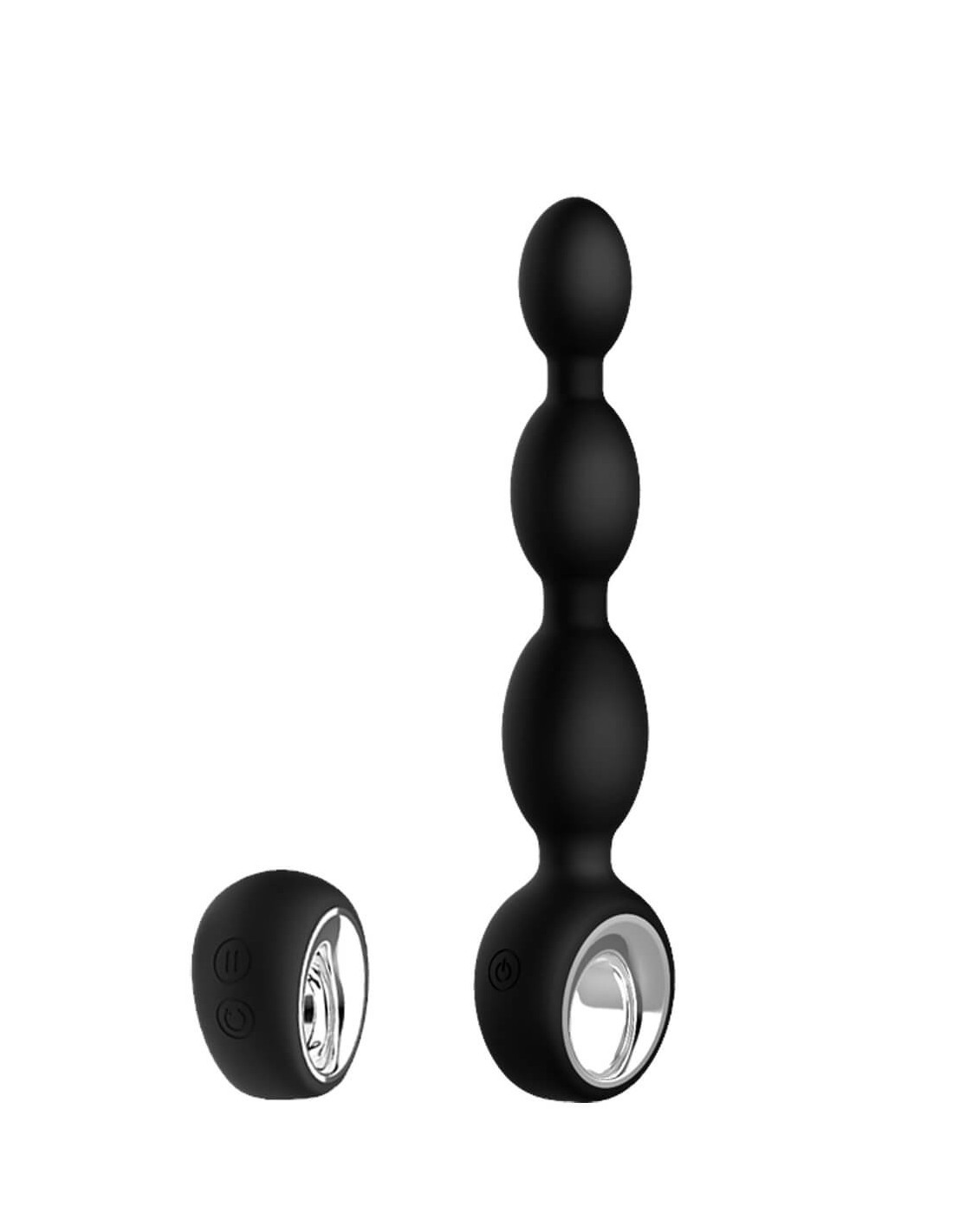 Midnight Magic Dione remote vibrating Anal beads