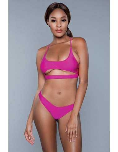 Be Wicked Swimwear Gianna Bikini Hot pink XL